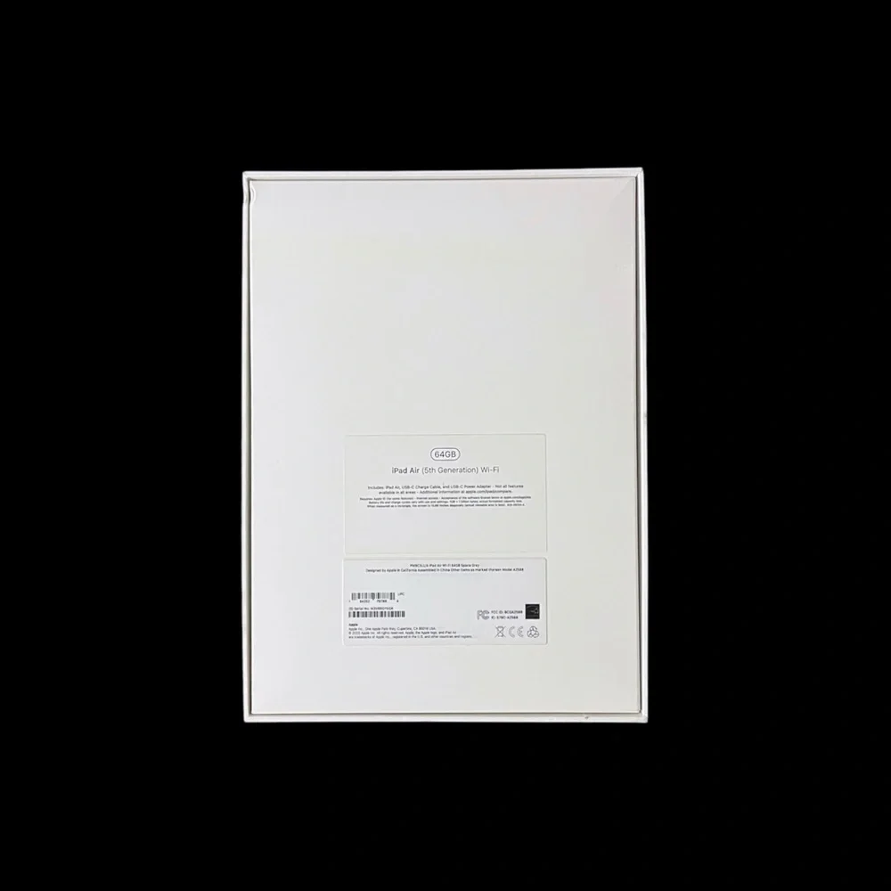 EMPTY Apple iPad Air (5th Generation) Wi-Fi 64GB Space Gray Box